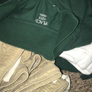 Childrens Place BRAND NEW (without tags) uniforms: Polos, shorts, pants $10 per